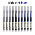 Lot de 10 stylos gel 0,5 mm – Fournitures scolaires