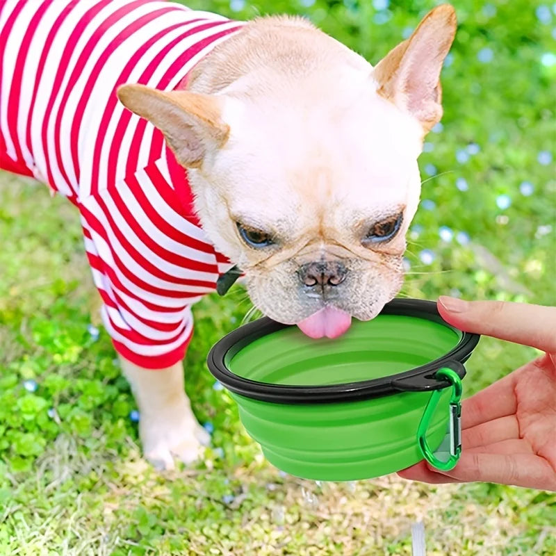 Gamelle Pliable en Silicone pour Chien et Chat – Portable, Légère et Durable