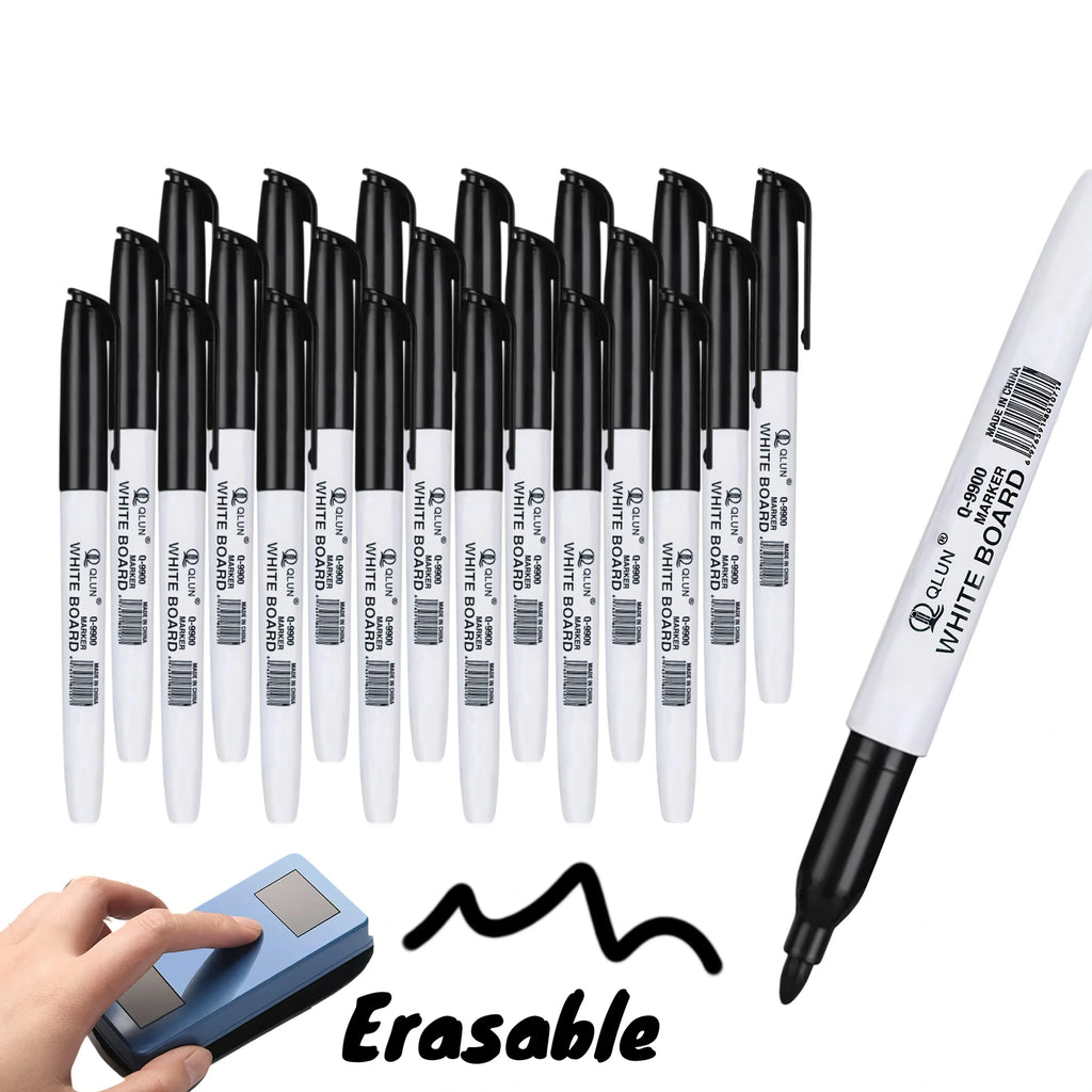 Lot de Marqueurs Effaçables pour Tableau Blanc