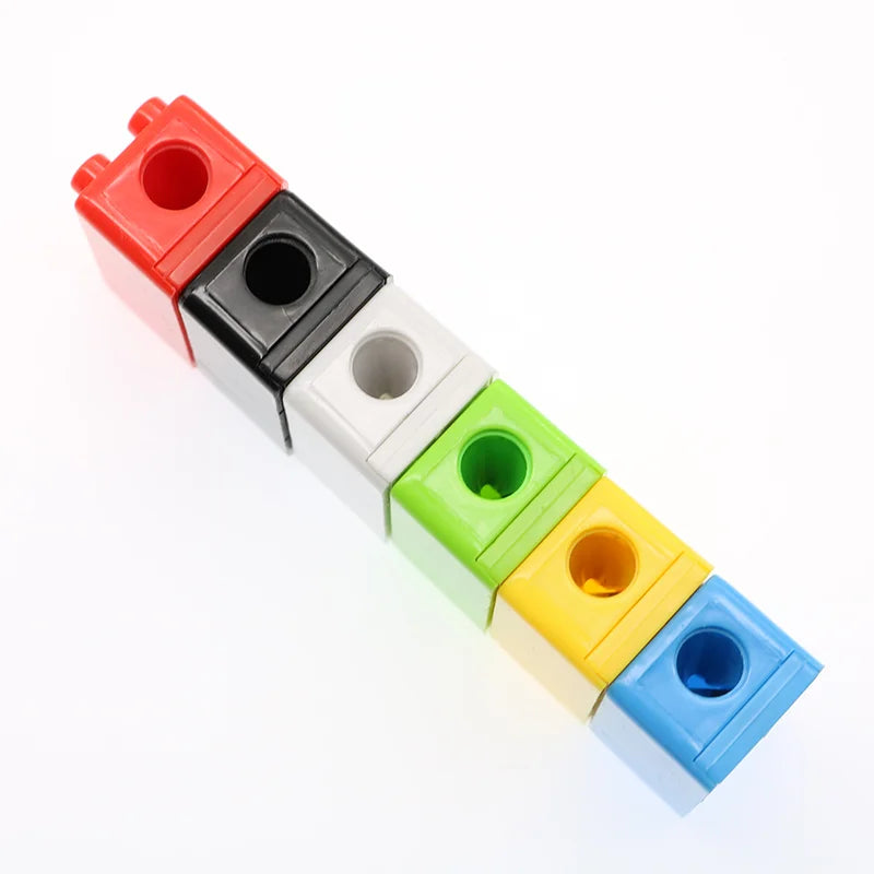 Lot de 10 taille-crayons briques de construction – Multicolores