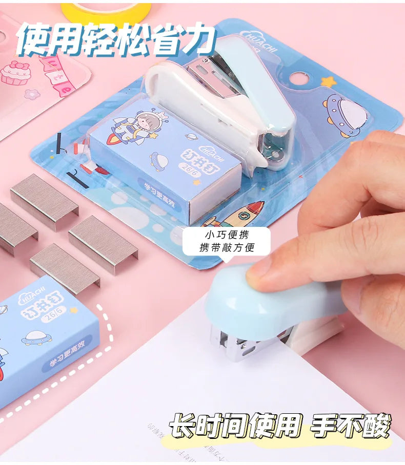 Mini Agrafeuse Kawaii – Ensemble Agrafeuse