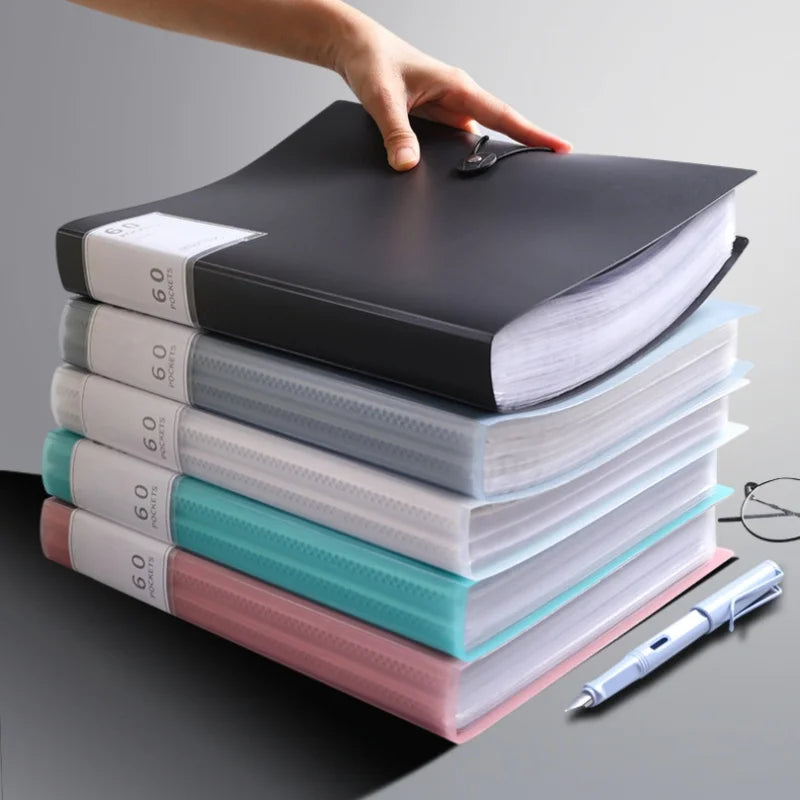 Trieur A4 60 pochettes – Classeur de rangement scolaire