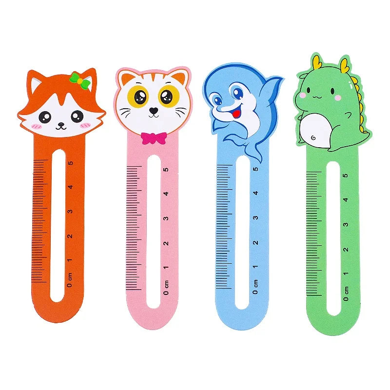 Lot de 50 Marque-Pages Animaux Kawaii – Fournitures Scolaires pour Enfants