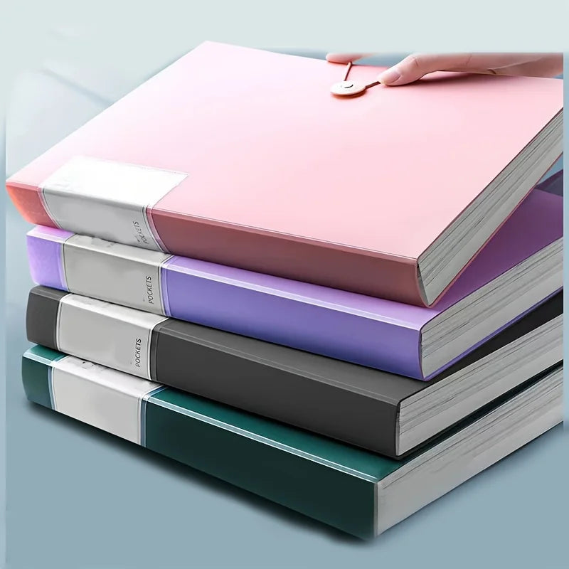 Trieur A4 60 pochettes – Classeur de rangement scolaire