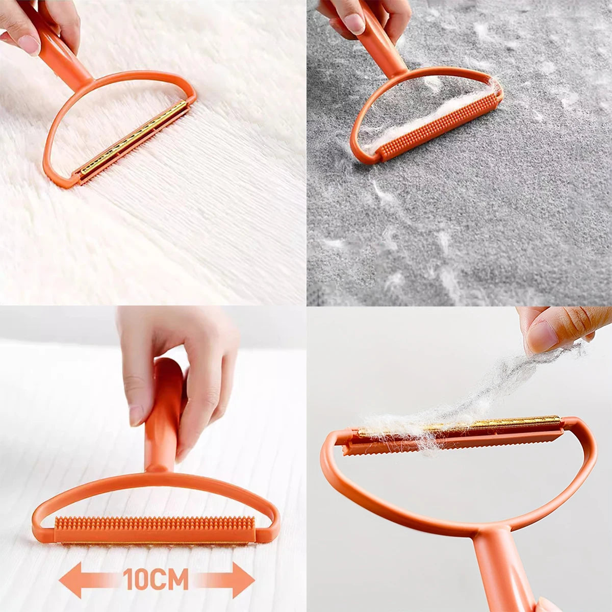 Brosse Anti-Peluches Réutilisable – Élimine Poils, Cheveux et Peluches en un seul passage