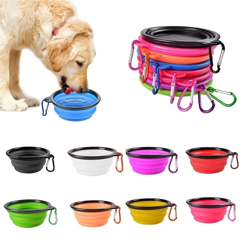 Gamelle Pliable en Silicone pour Chien et Chat – Portable, Légère et Durable