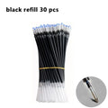 Set de 23 Stylos Gel Noir Bleu Rouge avec Recharges – Fournitures Scolaires et Bureau, Pointe Fine, Accessoires de Papeterie