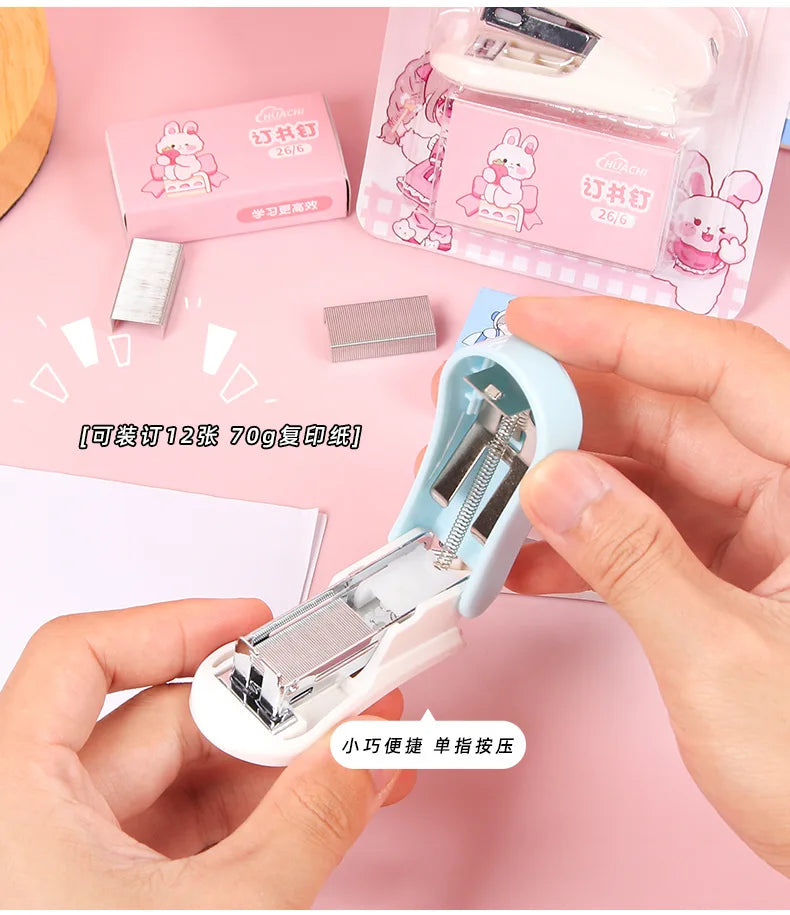 Mini Agrafeuse Kawaii – Ensemble Agrafeuse
